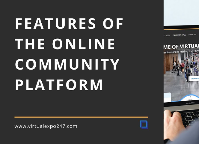 Features of the online community platform